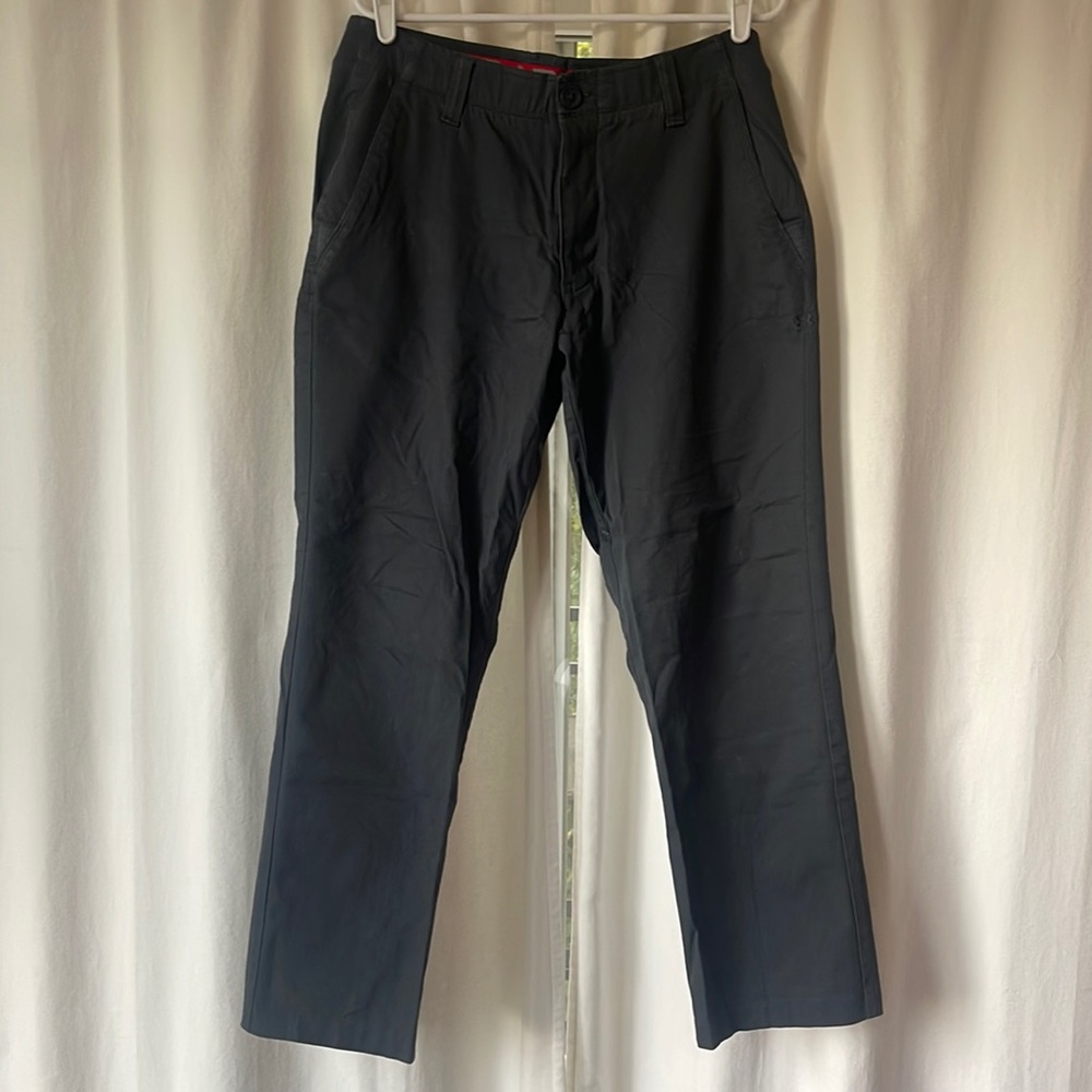 Under Armour Men's Chino Pants Navy Size 36x30 - Stretch Waistband